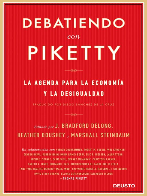 Title details for Debatiendo con Piketty by Heather Boushey - Available